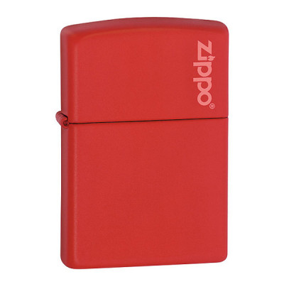 Запальничка Zippo RED MATTE w/ZIPPO LOGO 233ZL