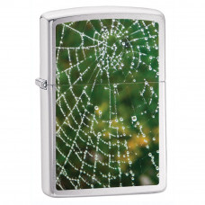 Запальничка Zippo (Зіппо) SPIDER WEB RAIN DROPS 28285