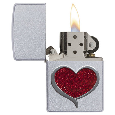 Запальничка Zippo Glitter Heart 29410