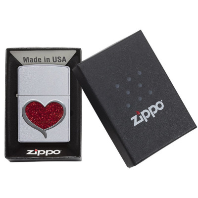 Запальничка Zippo Glitter Heart 29410