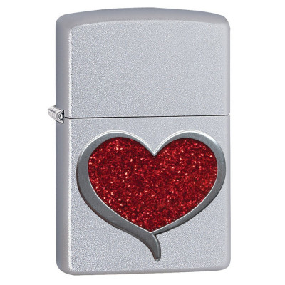 Запальничка Zippo Glitter Heart 29410