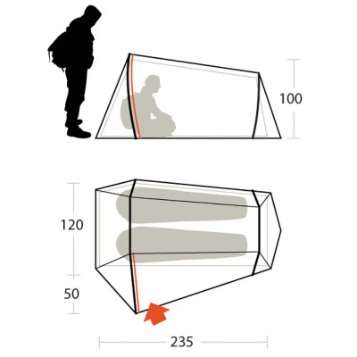 Намет двомісний Ferrino Lightent 2 Pro Olive Green (92171LOOFR) 928976