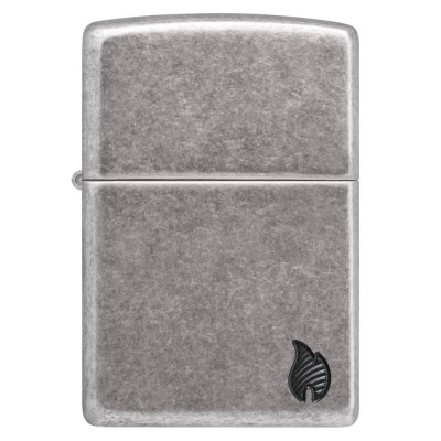 Запальничка Zippo (Зіппо) Armor® Antique Silver Plt Flame Design 46399