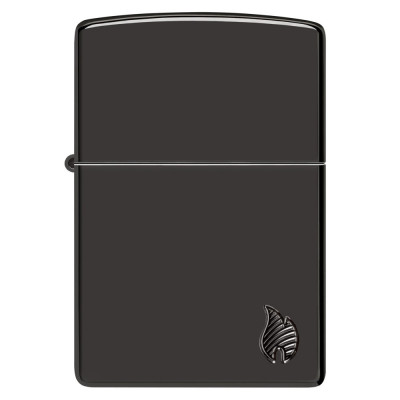 Запальничка Zippo (Зіппо) Armor® High Polish Black Flame Design 46402 Запальничка Zippo (Зіппо) Armor® High Polish Black Flame Design 46402