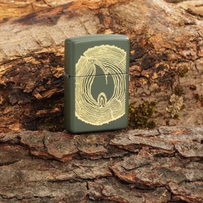 Запальничка Zippo (Зіппо) Wood Ring Design 48959