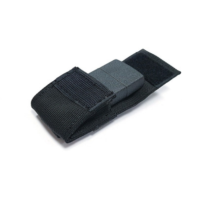 Запальничка Zippo із тактичним чохлом Blk Crackle Tactical Pouch Black 49402