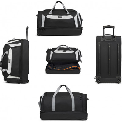 Сумка дорожня на колесах TravelZ Wheelbag Doubleloader black 96L (603098) 931071