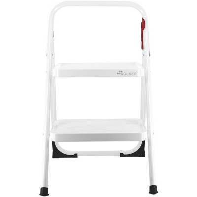 Драбина Rolser Taburete M/10 UNE 2 щаблі Blanco (MET003-1024) (931176)
