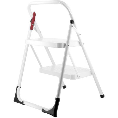 Драбина Rolser Taburete M/10 UNE 2 щаблі Blanco (MET003-1024) (931176)