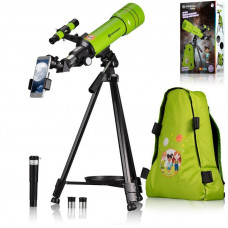 Телескоп Bresser Junior 70/400 Green з адаптером для смартфона + рюкзак (8850610B4K) 930418