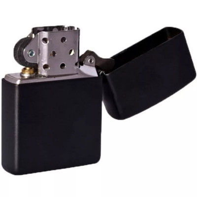 Запальничка бензинова  ZIPPO СHEVROLET Black Matte  чорна (218.577)