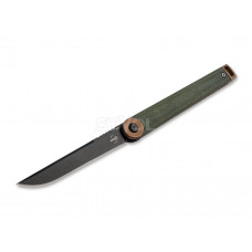 Ніж Boker Plus Kaizen Green Canvas Micarta (01BO391)