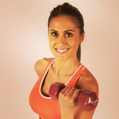 Гантель для фітнесу Toorx Vinyl 6 кг (MV-6) (931130)