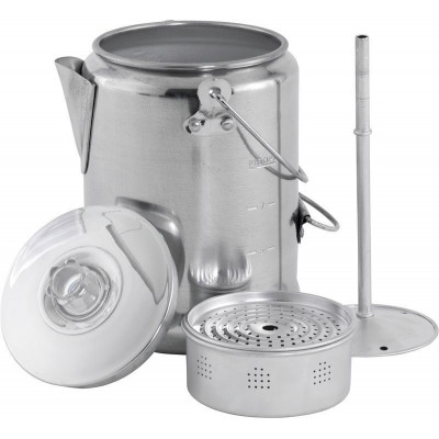 Кавоварка туристична Easy Camp Adventure Coffee Pot 1.4L Silver (680197) (928361)