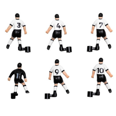 Комплект запасних гравців для настільного футболу Stiga Team White/Black (7113-2043-21) 932366