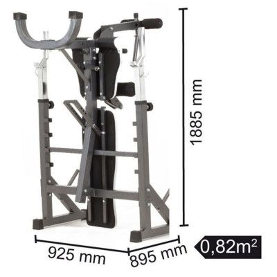 Лава для жиму Toorx Weight Bench WBX 90 (WBX-90) (930559)