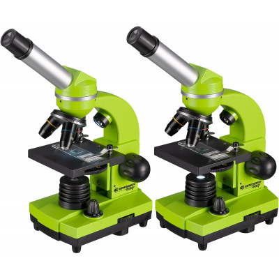 Мікроскоп Bresser Junior Biolux SEL 40x-1600x Green з адаптером для смартфона (8855600B4K000) (927062)