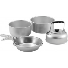 Набір туристичного посуду Easy Camp Adventure Cook Set M Silver (580038) (929029)