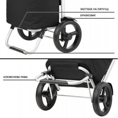 Cумка-візок ShoppingCruiser Allround Black (650064) (930022)