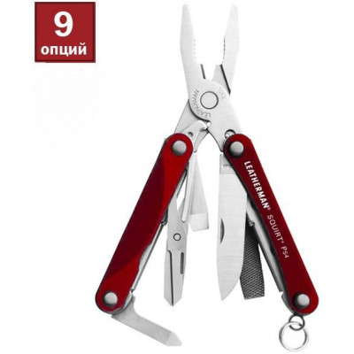 Мультитул Leatherman Squirt PS4 RED (831227)