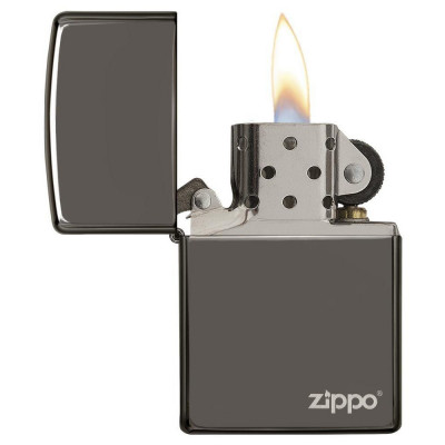 Запальничка Zippo (Зіппо) BLACK ICE w/ZIPPO LOGO 150 ZL