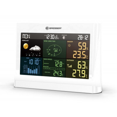 Метеостанція Bresser 5-in-1 Comfort Weather Center White (7002550GYE000) (930584)