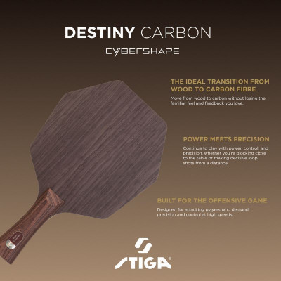Основа для ракетки Stiga Destiny Carbon Cybershape Master (1600-2602-35) 932080