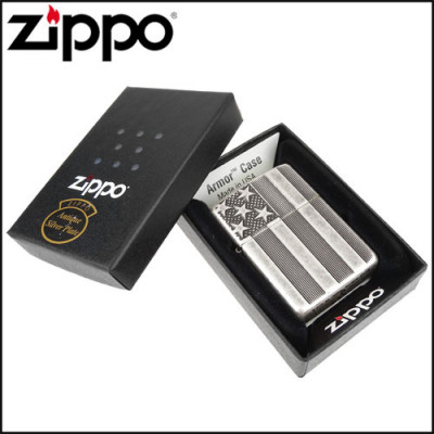 Запальничка Zippo U.S.Flag Armor Antq Silver 28974