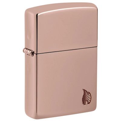 Запальничка Zippo (Зіппо) Armor® High Polish Rose Gold Flame Design 46401