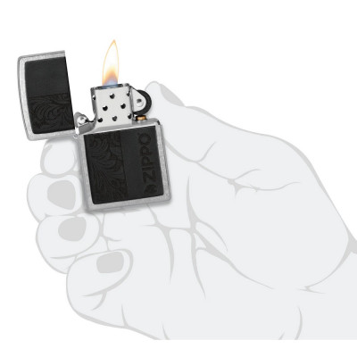 Запальничка Zippo (Зіппо) Black Leather 46919