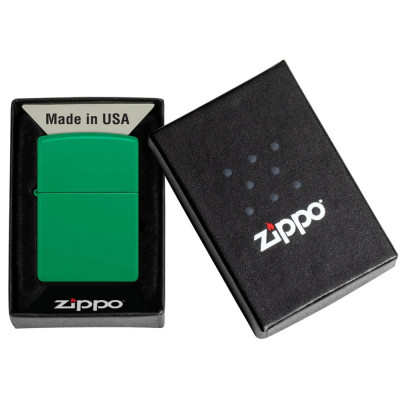 Запальничка Zippo Regular Grass Green Matte 48629