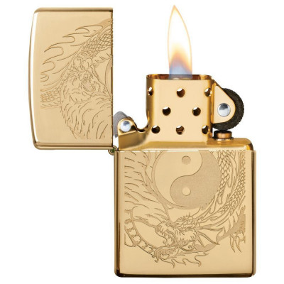 Запальничка Zippo (Зіппо) Tiger and Dragon Design 49024