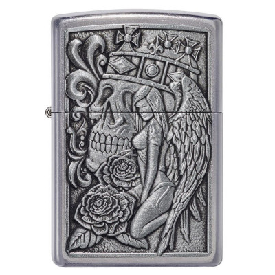 Запальничка Zippo ( Зіппо) 207 Skull And Angel Emblem 49442