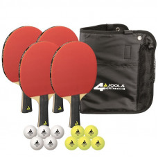 Набір для настільного тенісу Joola Quattro 4 Bats 10 Balls (54818) (930795)