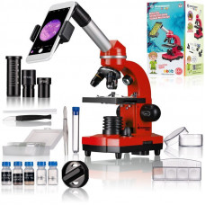 Мікроскоп Bresser Junior Biolux SEL 40x-1600x Red з адаптером для смартфона (8855600E8G000) (927061)