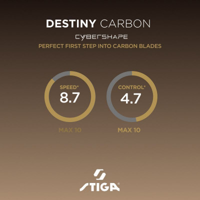 Основа для ракетки Stiga Destiny Carbon Cybershape Master (1600-2602-35) 932080
