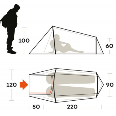 Намет двомісний Ferrino Sling 2 Sand (99108NSS) 929757