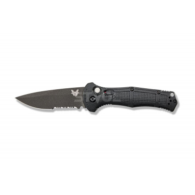 Ніж Benchmade Claymore Auto, напівсеррейтор, чорний (9070SBK)