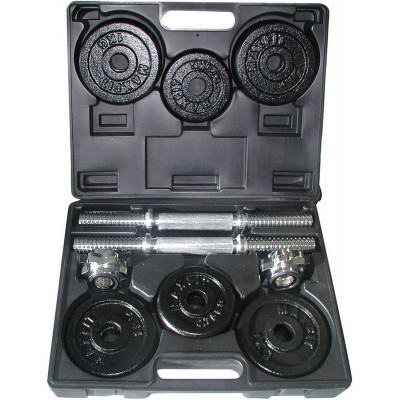 Гантелі збірні Toorx 15 кг з кейсом (VAL-15DGN) (931410)