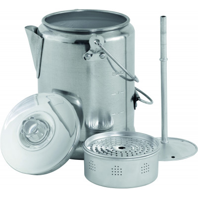 Кавоварка туристична Easy Camp Adventure Coffee Pot 1.4L Silver (680197) (928361)