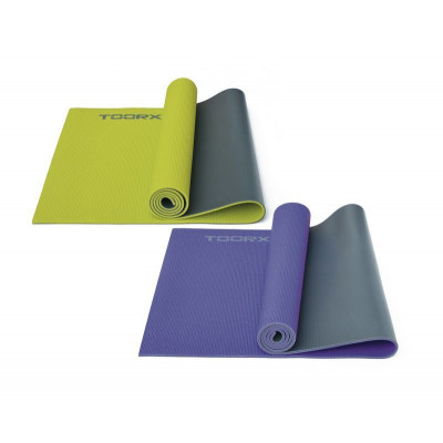 Килимок спортивний Toorx Yoga PVC 173 х 60 х 0,6 см для йоги та фітнесу Verde/Antracite (MAT-176) (931138)