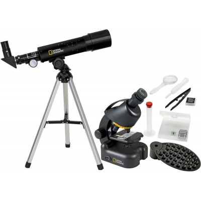 Мікроскоп National Geographic Junior 40x-640x + Телескоп 50/360 з кейсом (9118200) 926260