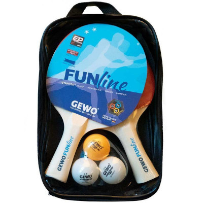 Набір для настільного тенісу Gewo Double-Fun 2 Bats 3 Balls (96960000) (931053)