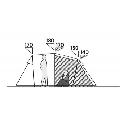 Намет чотиримісний Easy Camp Hidra 4 (120490) 931552