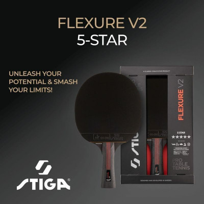 Ракетка для настільного тенісу Stiga Flexure 5 Star ver.2 FL (1215-1205-35) (931707)