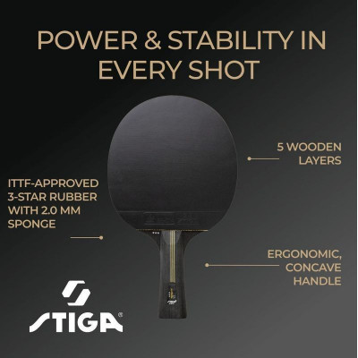 Ракетка для настільного тенісу Stiga Trinity V2 3 Star FL (1213-1208-35) 931706