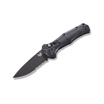 Ніж Benchmade Claymore Auto, напівсеррейтор, чорний (9070SBK)