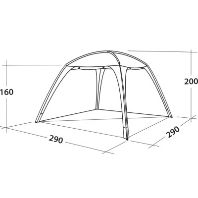 Шатро Easy Camp Day Lounge Granite Grey (120426) (929596)