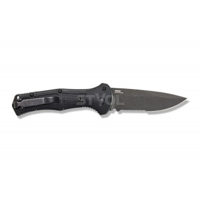 Ніж Benchmade Claymore Auto, напівсеррейтор, чорний (9070SBK)