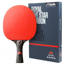 Ракетка для настільного тенісу Stiga Royal Carbon 5 Star FL (1215-2818-01) (931106)